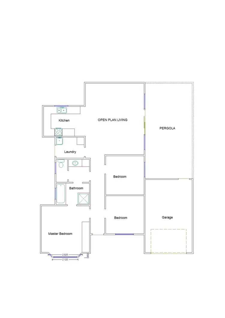 Floorplan of Homely unit listing, 7 42 Pigeon Flat Road, Bordertown SA 5268