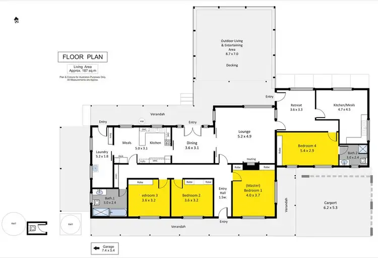 Floorplan of Homely house listing, 140 Chino Street, Renmark SA 5341