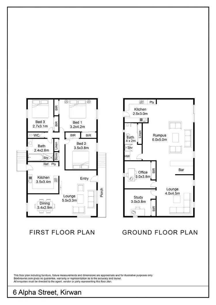 Floorplan of Homely house listing, 6 Alpha Street, Kirwan QLD 4817