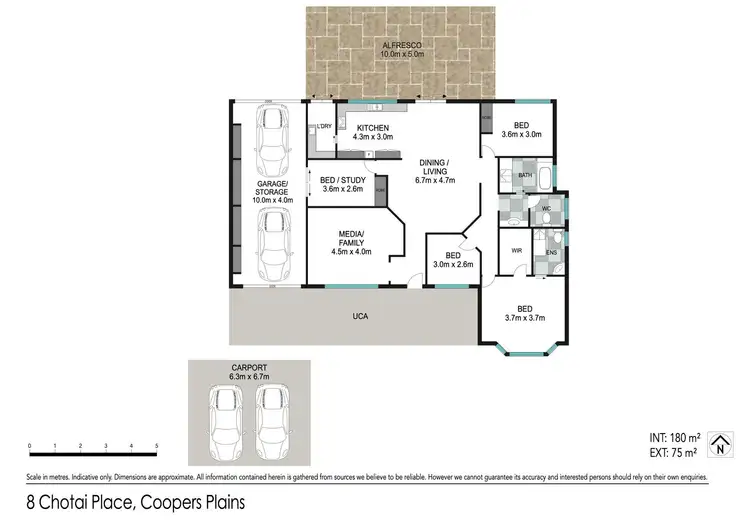 Floorplan of Homely house listing, 8 Chotai Place, Coopers Plains QLD 4108