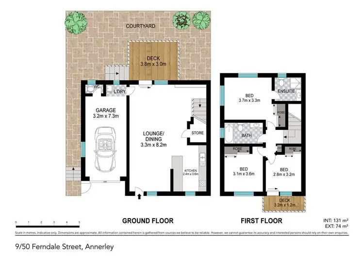 Floorplan of Homely townhouse listing, 9/50 Ferndale Street, Annerley QLD 4103