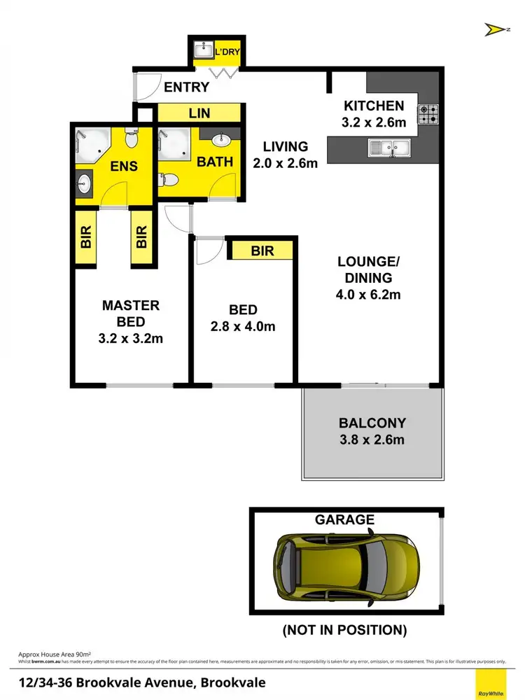 Floorplan of Homely apartment listing, 12/34-36 Brookvale Avenue, Brookvale NSW 2100