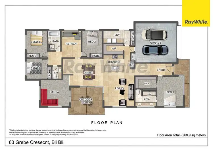 Floorplan of Homely house listing, 63 Grebe Crescent, Bli Bli QLD 4560