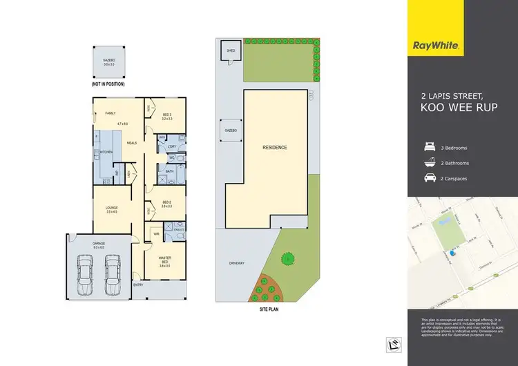 Floorplan of Homely house listing, 2 Lapis Street, Koo Wee Rup VIC 3981