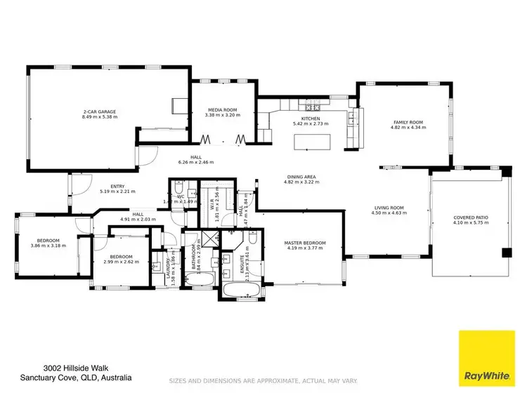 Floorplan of Homely house listing, 3002 Hillside Walk, Sanctuary Cove QLD 4212