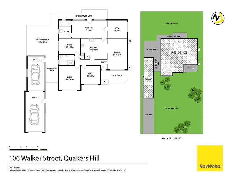 Floorplan of Homely house listing, 106 Walker Street, Quakers Hill NSW 2763