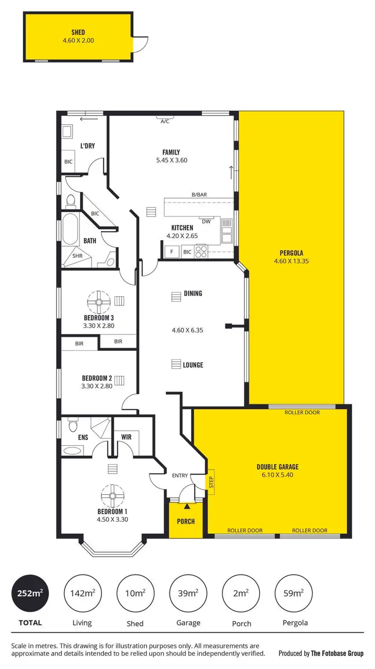 Floorplan of Homely house listing, 5 Honeyeater Crescent, Flagstaff Hill SA 5159