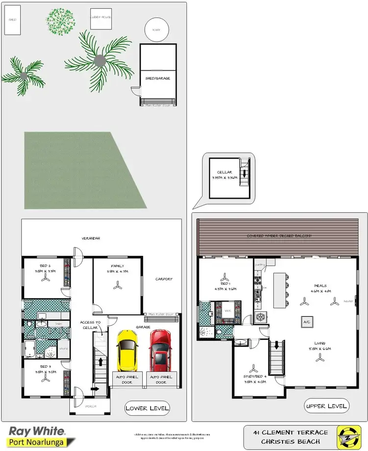 Floorplan of Homely house listing, 41 Clement Terrace, Christies Beach SA 5165