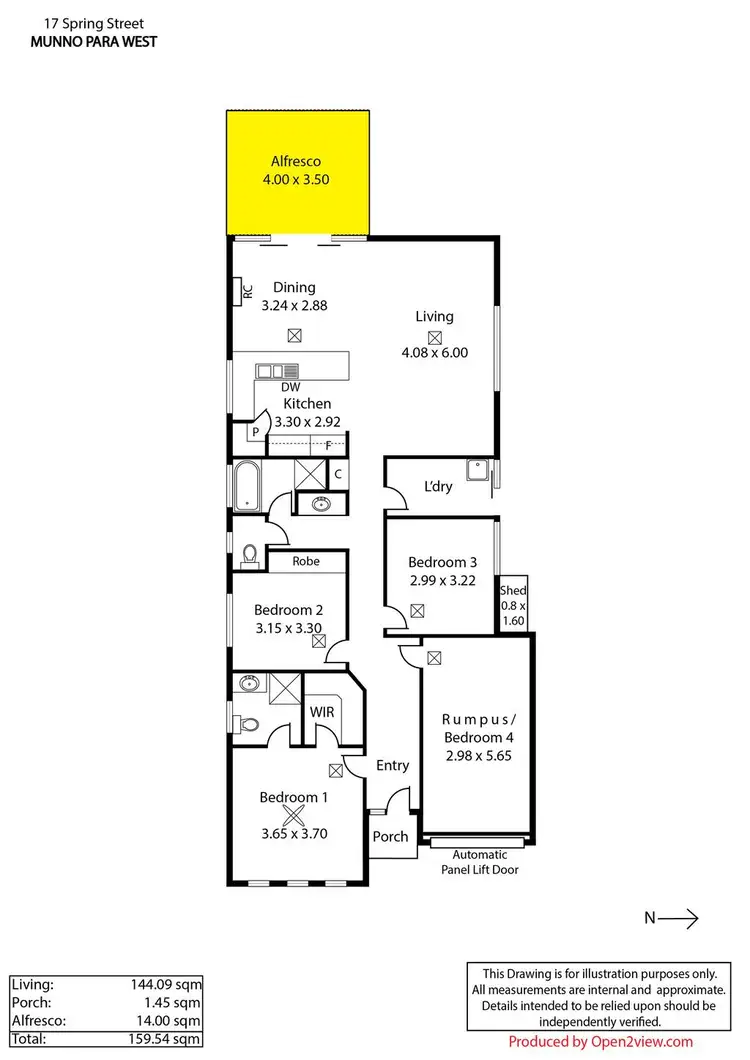 Floorplan of Homely house listing, 17 Spring Street, Munno Para West SA 5115