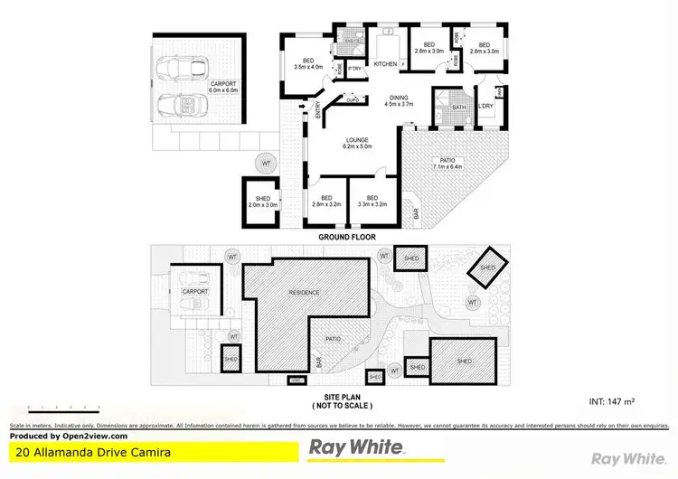 Floorplan of Homely house listing, 20 Allamanda Drive, Camira QLD 4300