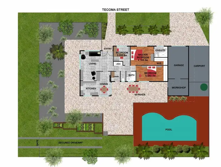 Floorplan of Homely house listing, 42 Tecoma Street, Southport QLD 4215