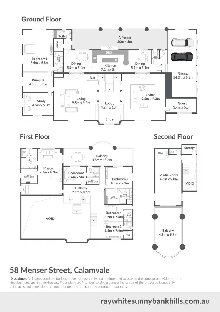 Floorplan of Homely house listing, 54 Menser Street, Calamvale QLD 4116
