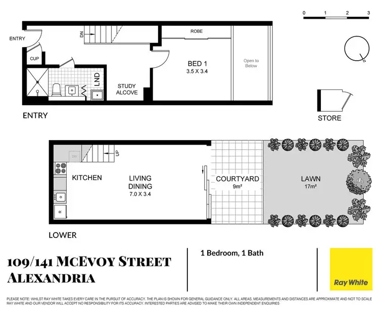 Floorplan of Homely apartment listing, 109/141 McEvoy Street, Alexandria NSW 2015