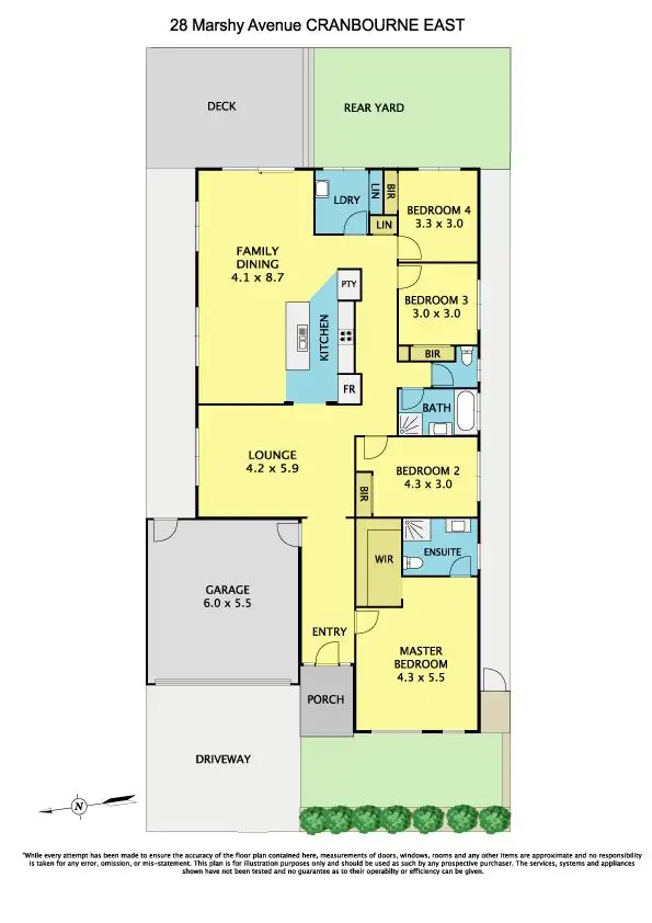 Floorplan of Homely house listing, 28 Marshy Avenue, Cranbourne East VIC 3977