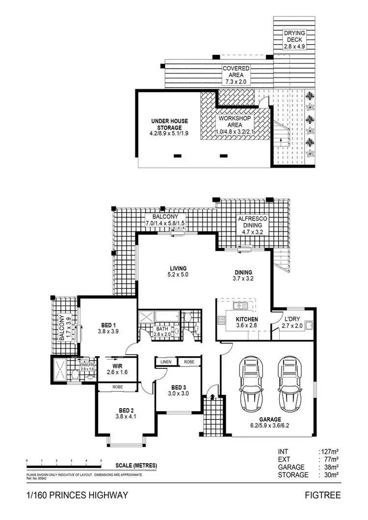 Floorplan of Homely villa listing, 1/160 Princes Highway, Figtree NSW 2525