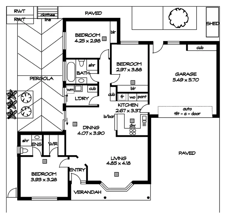 Floorplan of Homely house listing, 3/322 Henley Beach Road, Underdale SA 5032