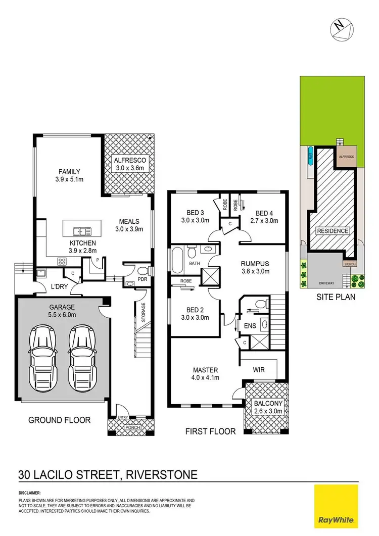 Floorplan of Homely house listing, 30 Lacilo Street, Riverstone NSW 2765