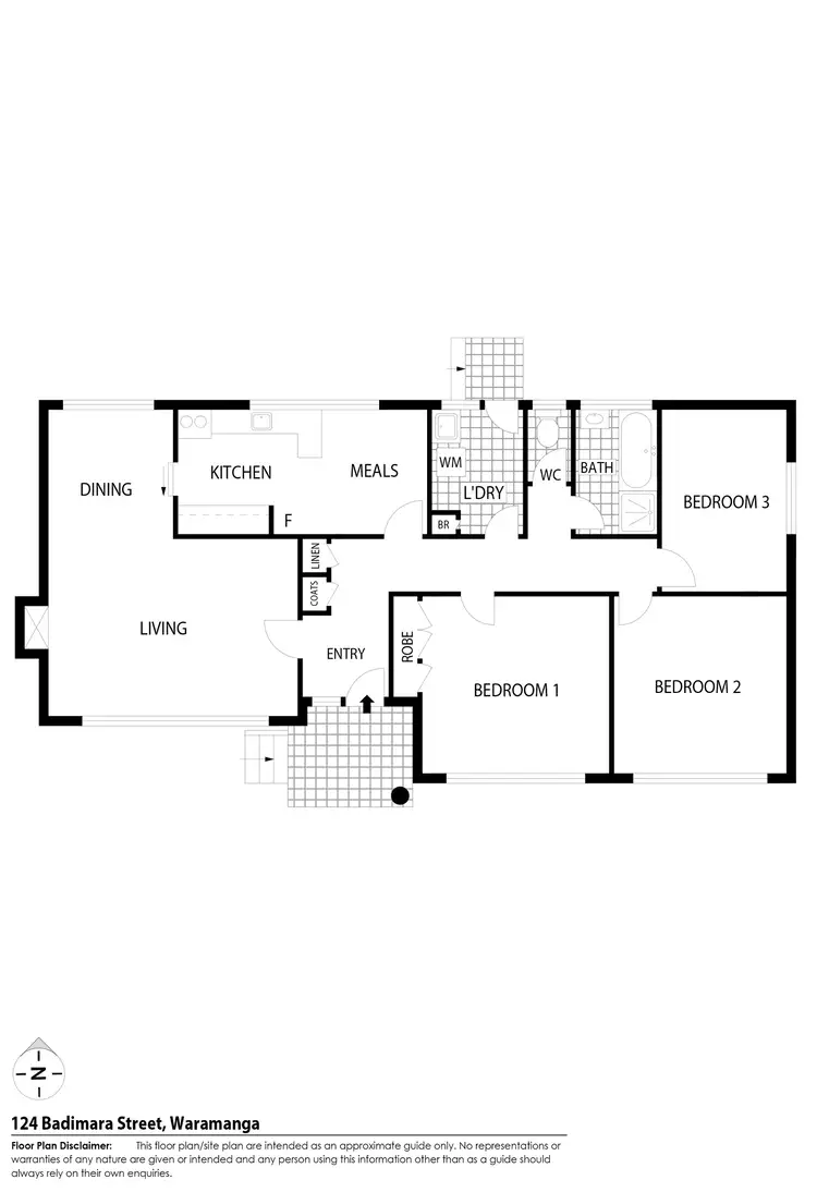Floorplan of Homely house listing, 124 Badimara Crescent, Waramanga ACT 2611