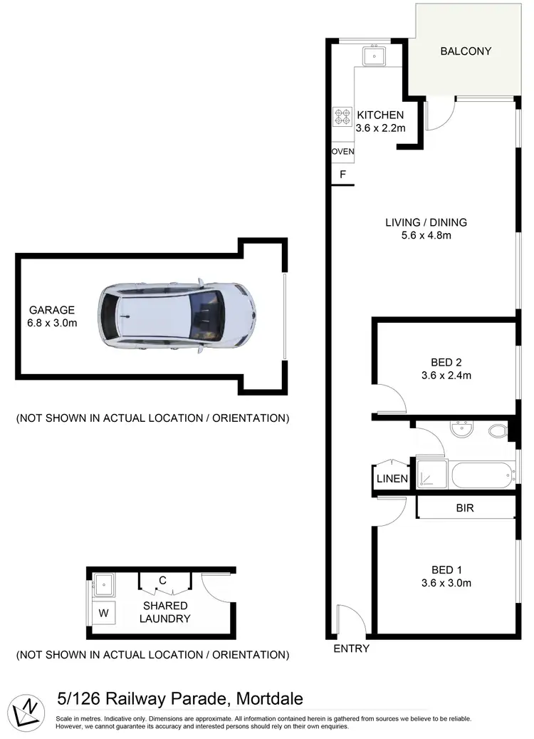 Floorplan of Homely unit listing, 5/126 Railway Parade, Mortdale NSW 2223