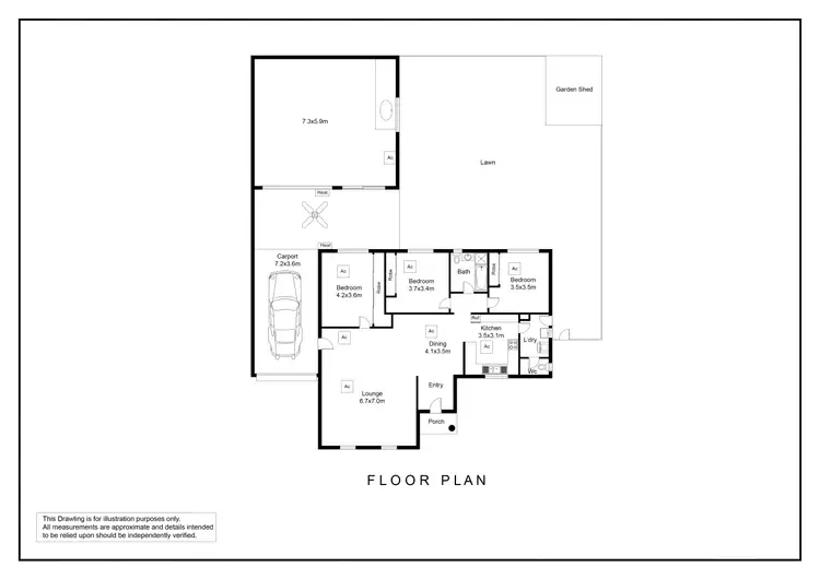 Floorplan of Homely house listing, 21 Thompson Street, Grange SA 5022