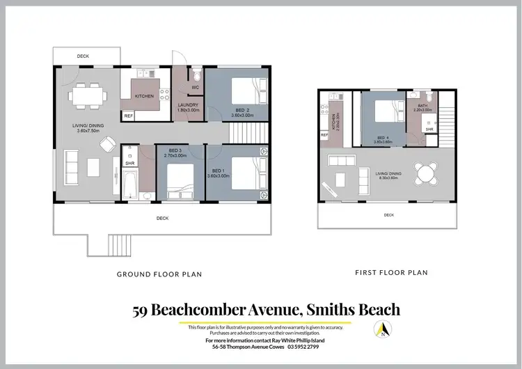 Floorplan of Homely house listing, 59 Beachcomber Avenue, Smiths Beach VIC 3922