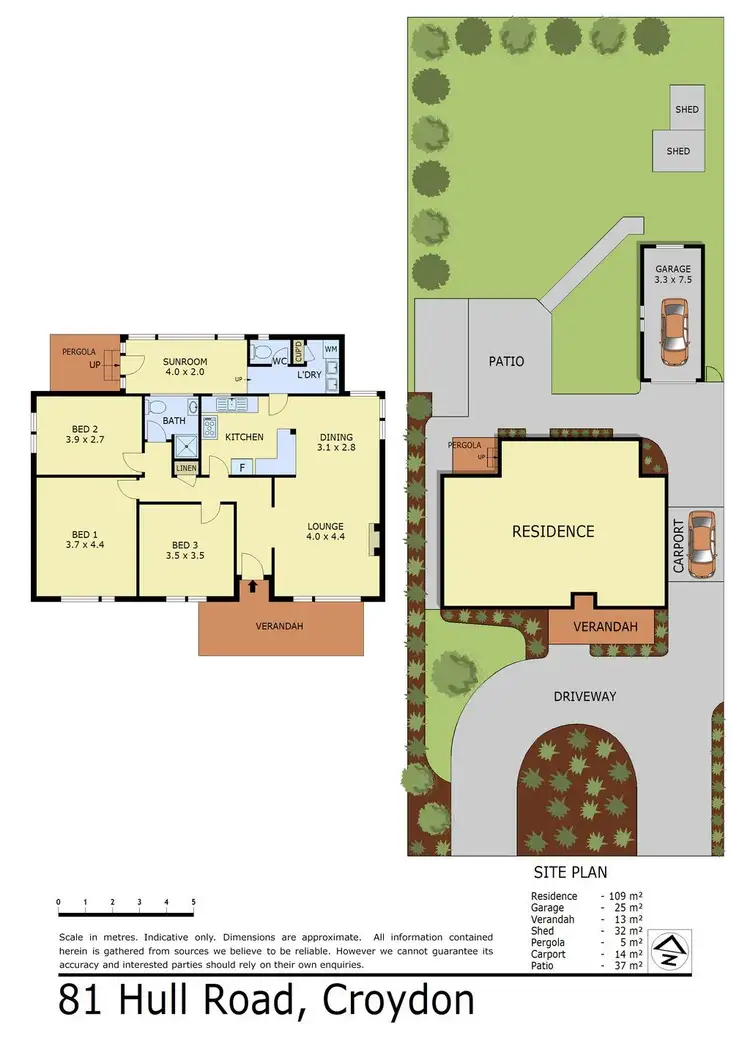 Floorplan of Homely house listing, 81 Hull Road, Croydon VIC 3136