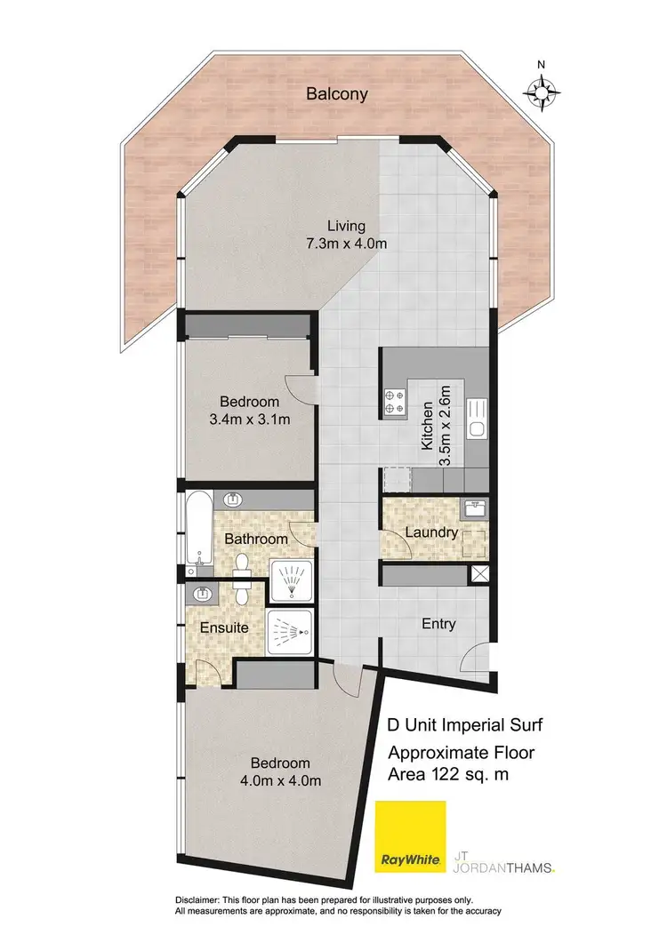 Floorplan of Homely apartment listing, 4D/80 The Esplanade, Surfers Paradise QLD 4217
