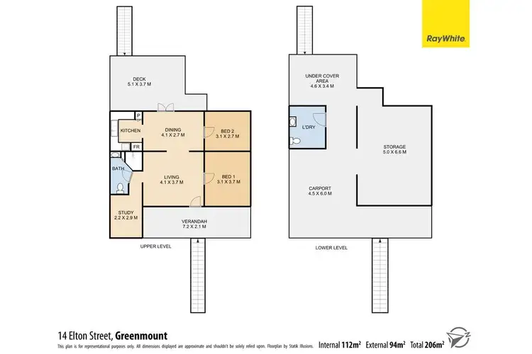 Floorplan of Homely house listing, 14 Elton Street, Greenmount QLD 4359