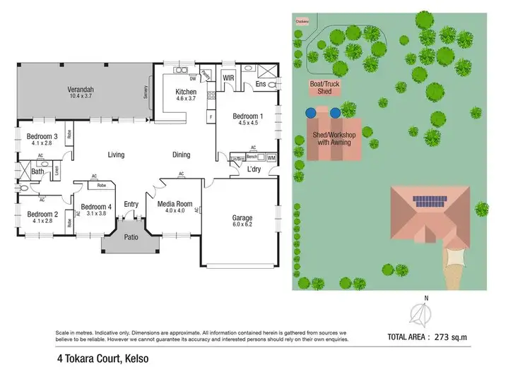 Floorplan of Homely house listing, 4 Tokara Court, Kelso QLD 4815