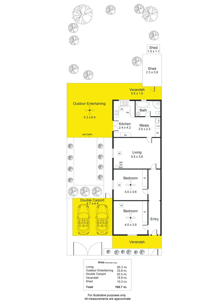 Floorplan of Homely house listing, 26 Oxford Street, Hyde Park SA 5061