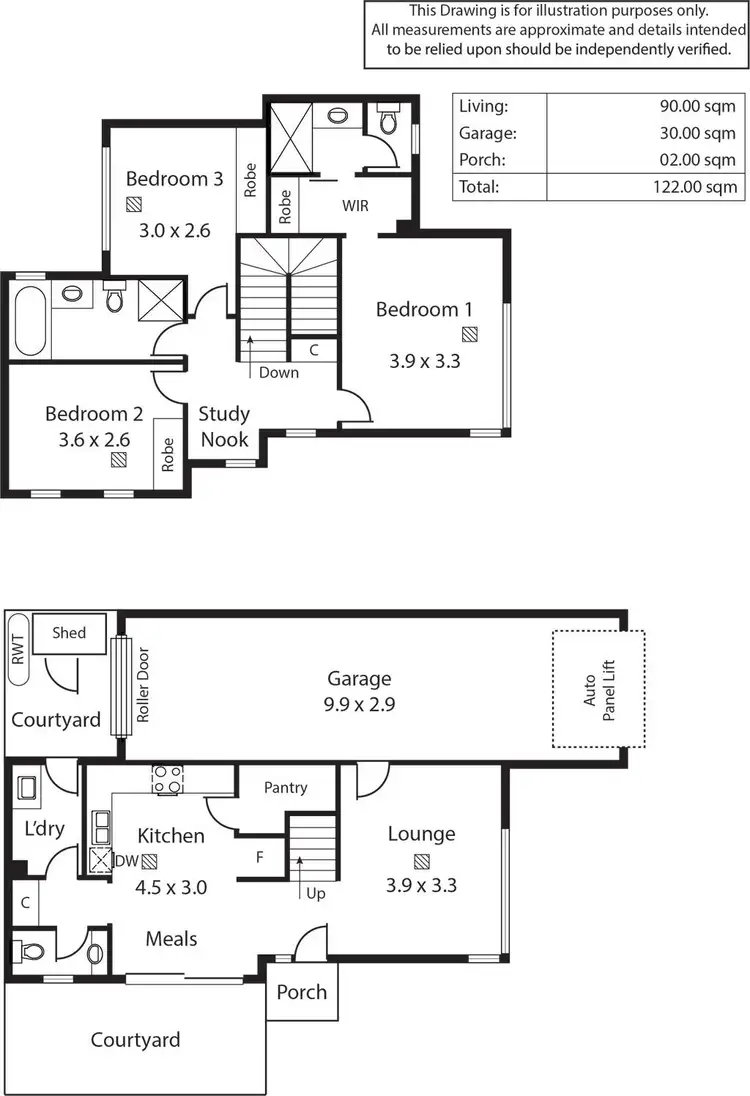 Floorplan of Homely house listing, 9 Mckell Street, Kidman Park SA 5025