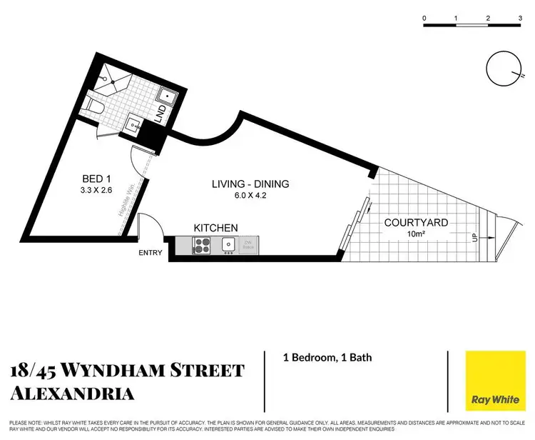 Floorplan of Homely apartment listing, 18/45 Wyndham Street, Alexandria NSW 2015