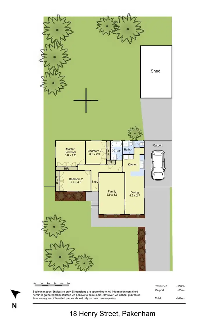 Floorplan of Homely house listing, 18 Henry Street, Pakenham VIC 3810