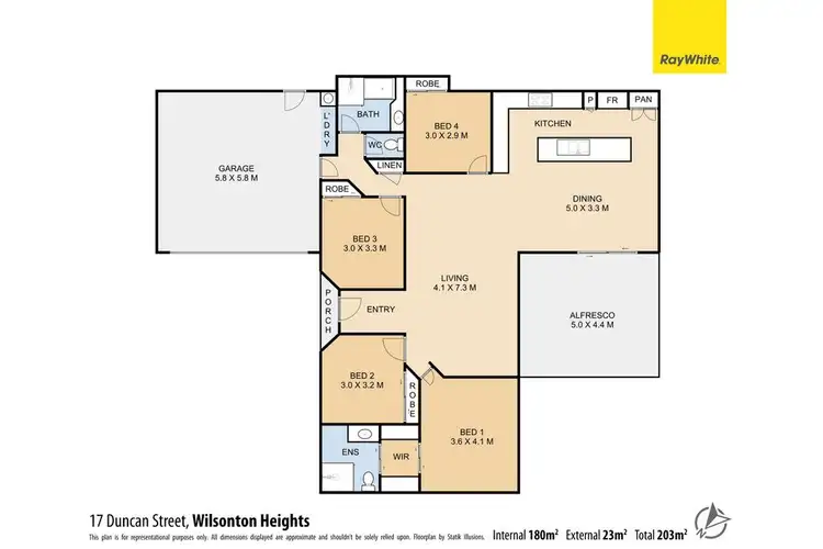 Floorplan of Homely house listing, 17 Duncan Street, Wilsonton Heights QLD 4350