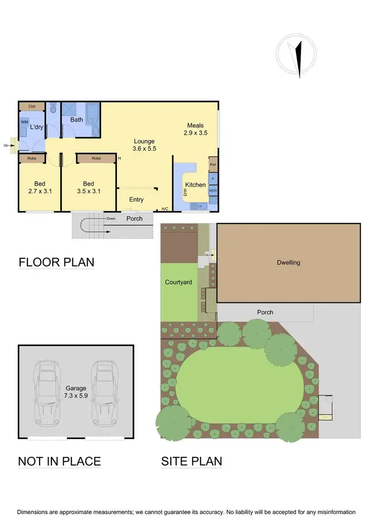 Floorplan of Homely unit listing, 1/98 Brougham Street, Eltham VIC 3095