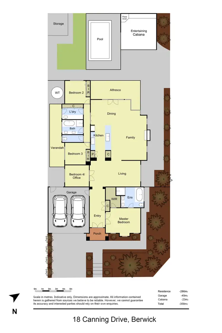 Floorplan of Homely house listing, 18 Canning Drive, Berwick VIC 3806
