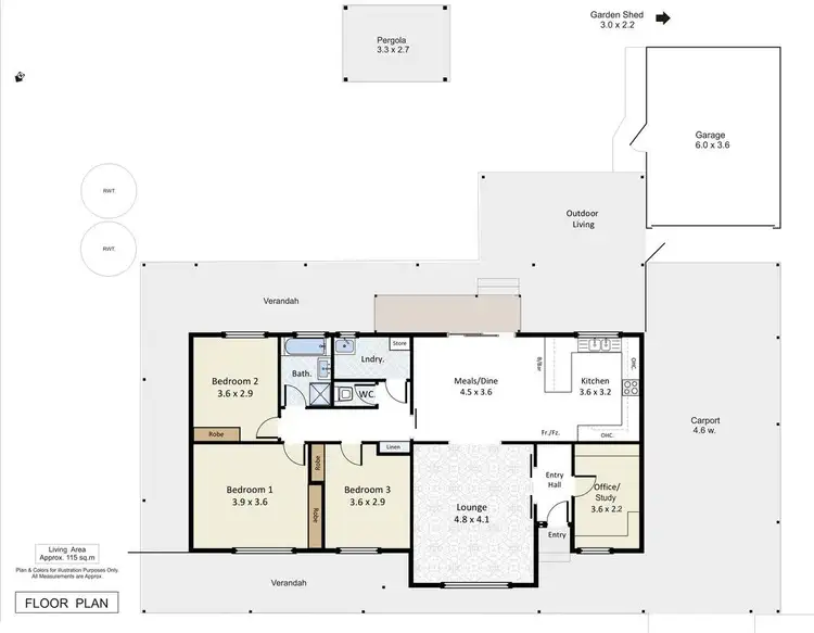 Floorplan of Homely house listing, 18 Loader Street, Berri SA 5343
