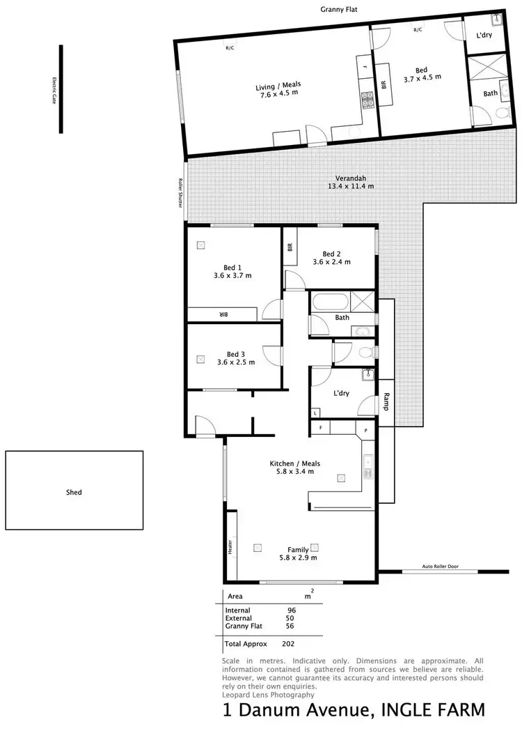 Floorplan of Homely house listing, 1 Danum Avenue, Ingle Farm SA 5098