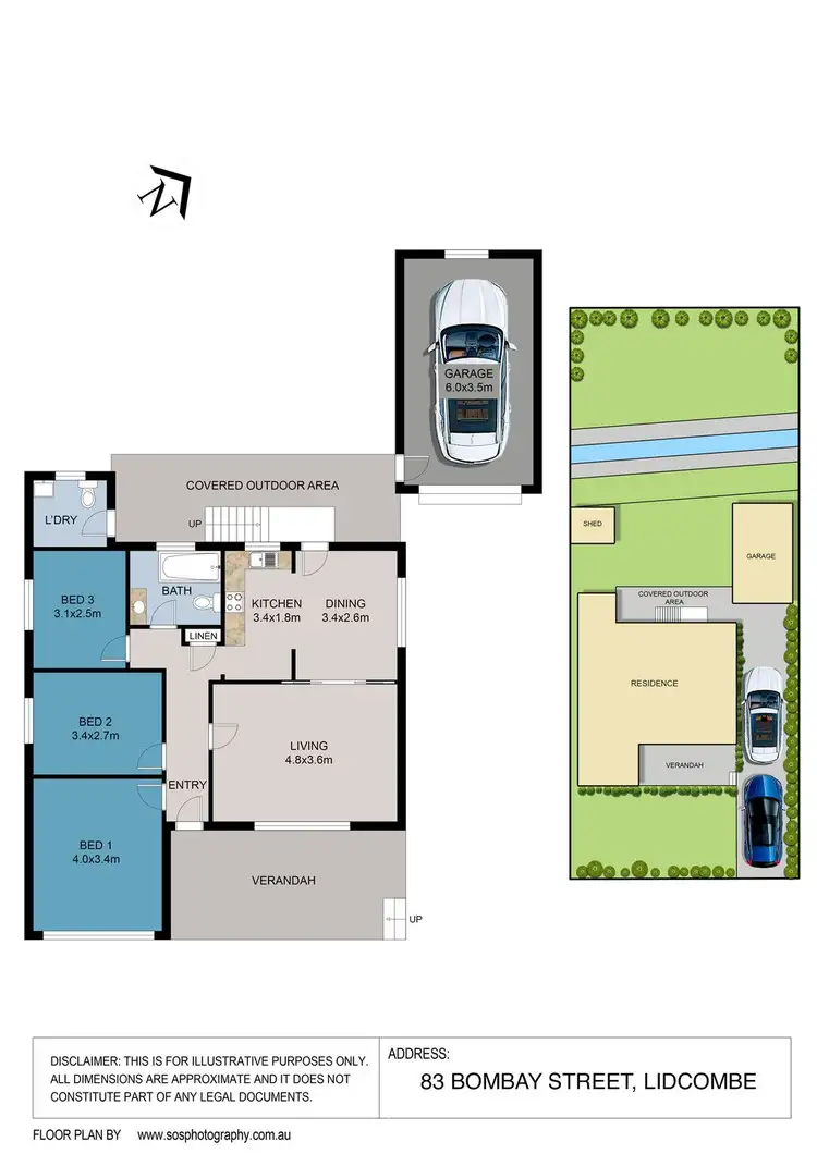 Floorplan of Homely house listing, 83 Bombay Street, Lidcombe NSW 2141
