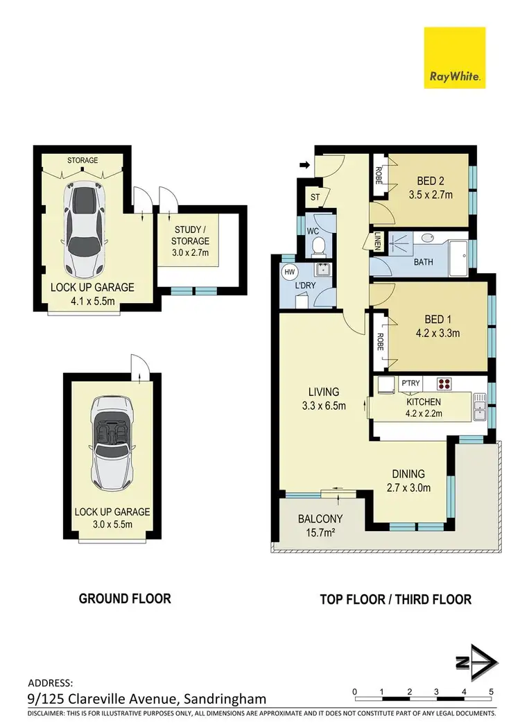Floorplan of Homely apartment listing, 9/123-125 Clareville Avenue, Sandringham NSW 2219
