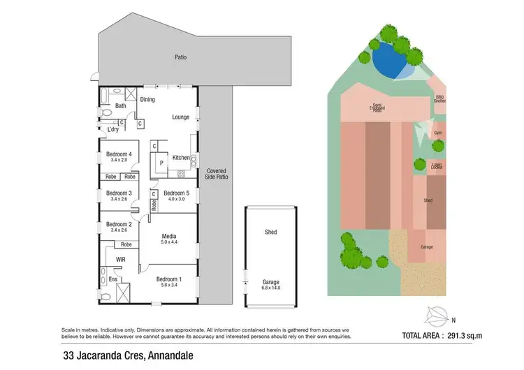 Floorplan of Homely house listing, 33 Jacaranda Crescent, Annandale QLD 4814