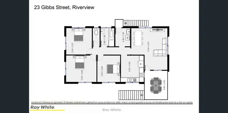 Floorplan of Homely house listing, 23 Gibbs Street, Riverview QLD 4303