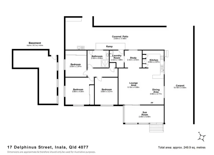 Floorplan of Homely house listing, 17 Delphinus Street, Inala QLD 4077