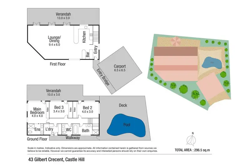 Floorplan of Homely house listing, 45 Gilbert Crescent, Castle Hill QLD 4810