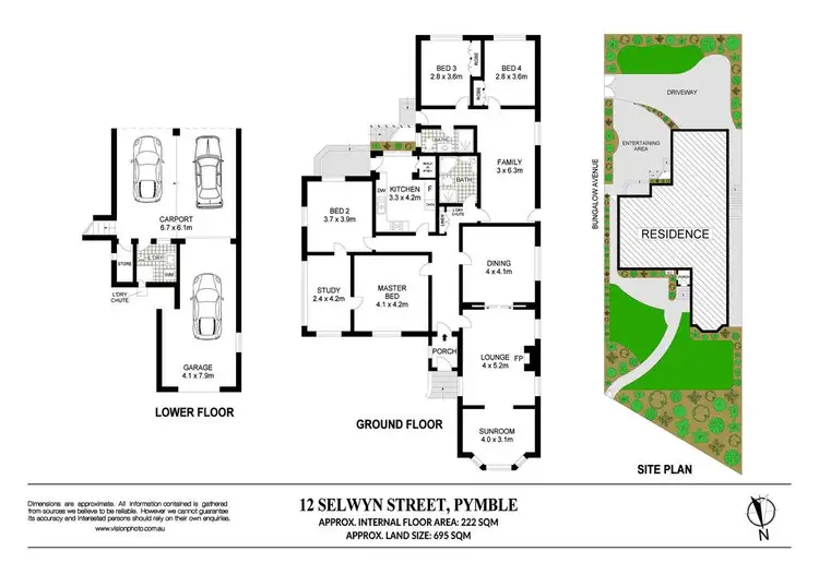 Floorplan of Homely house listing, 12 Selwyn Street, Pymble NSW 2073