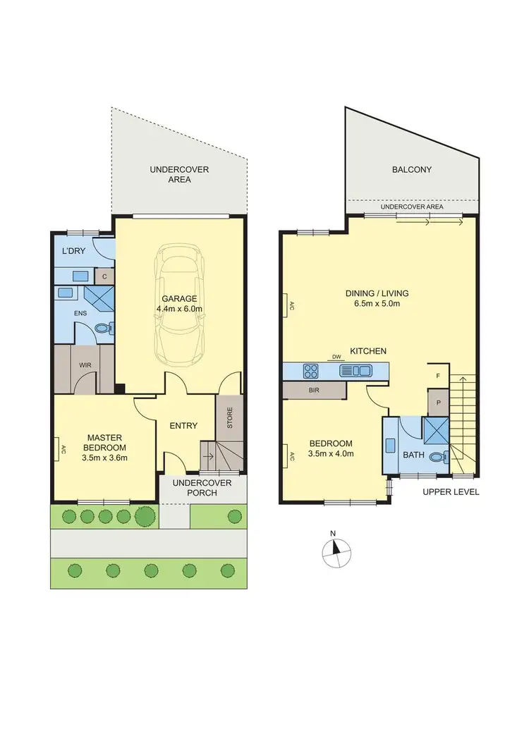 Floorplan of Homely townhouse listing, 4/25 Bruce Street, Coburg VIC 3058