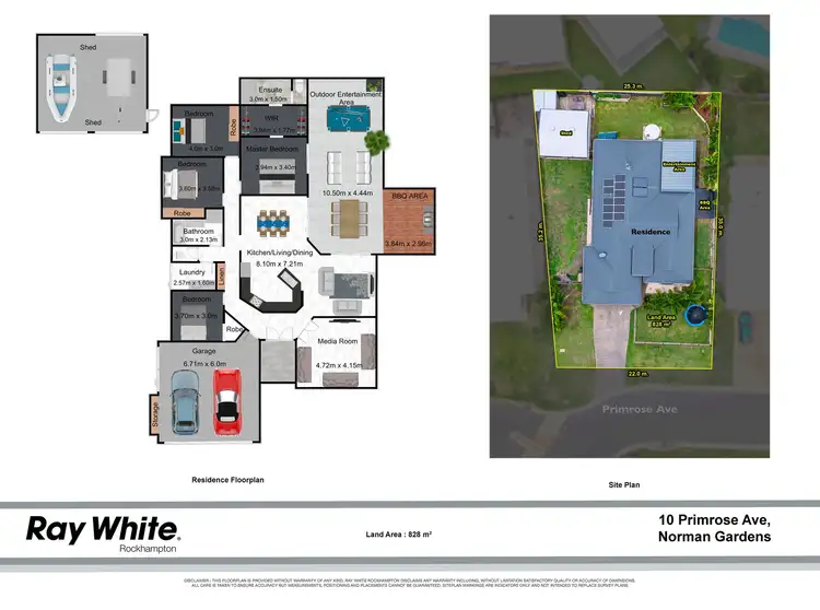 Floorplan of Homely house listing, 10 Primrose Avenue, Norman Gardens QLD 4701