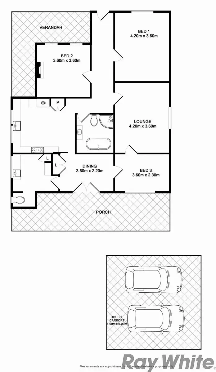 Floorplan of Homely house listing, 12A Riverview Road, Benalla VIC 3672