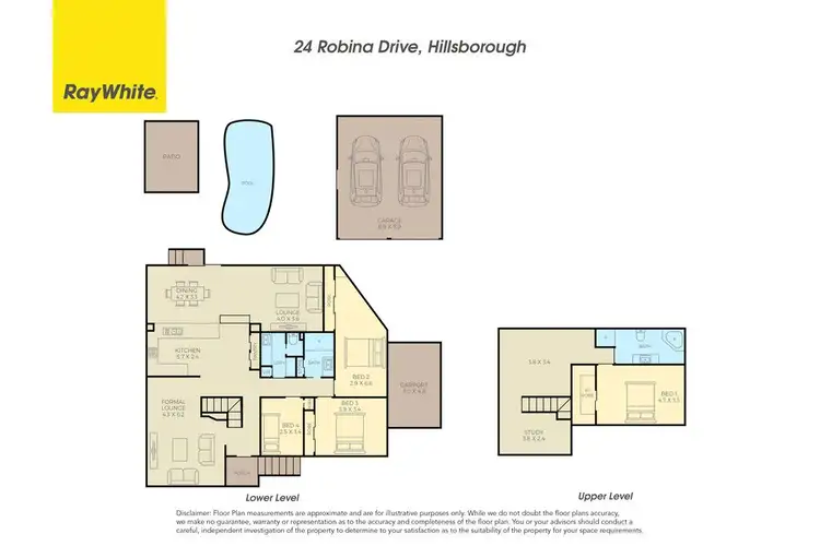 Floorplan of Homely house listing, 24 Robina Drive, Hillsborough NSW 2290