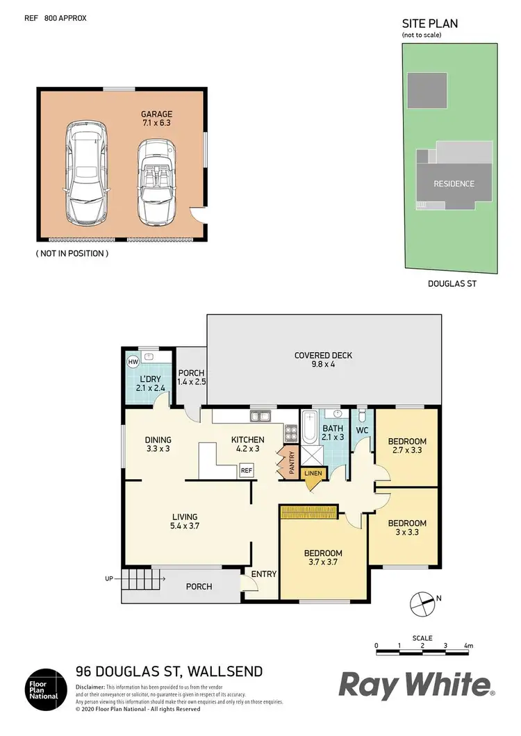 Floorplan of Homely house listing, 96 Douglas Street, Wallsend NSW 2287